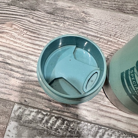 Vintage Stanley “Special Edition” Teal Handled Steel Travel Mug; 18 OZ - Picture 5 of 13